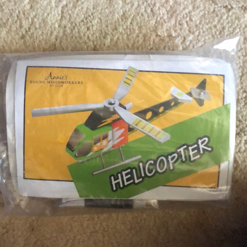 👑 2/$40 👑 Kids woodworking kit DIY kit for kids helicopter